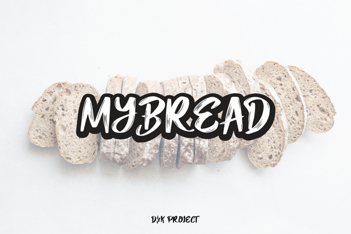 Mybread Font poster