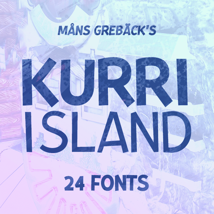 Kurri Island Font poster
