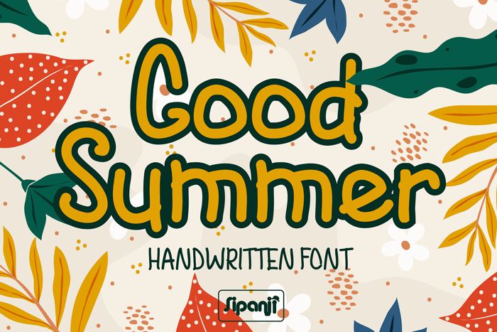 Good Summer Font poster