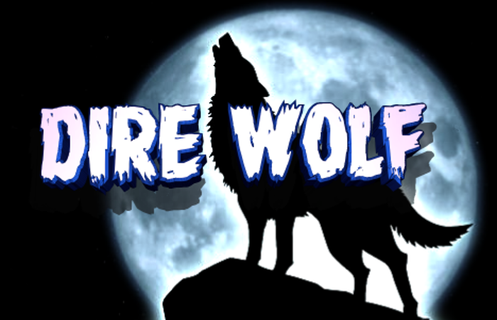 Dire Wolf Font poster