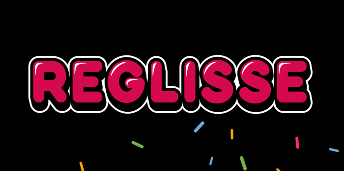 Reglisse Font poster