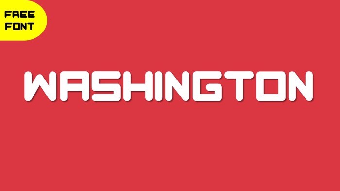 Washington Font poster