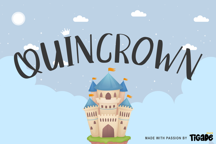 Quincrown Font poster