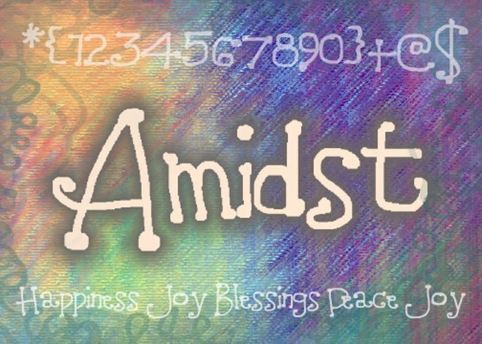 Amidst Font
