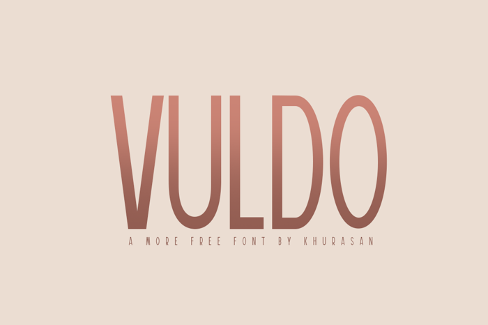 Vuldo Font poster