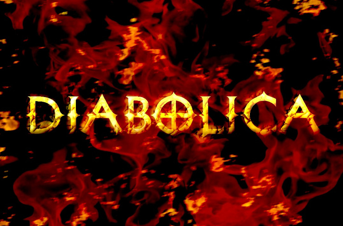 Diabolica Font poster