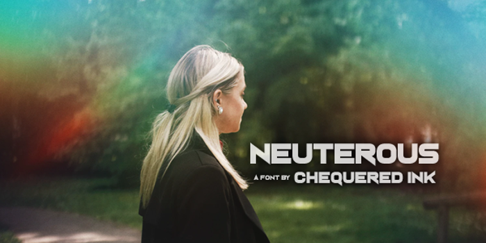 Neuterous Font poster