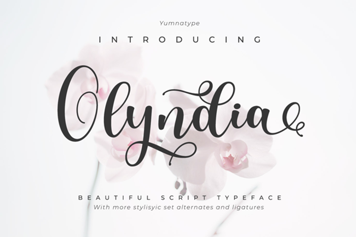 Olyndia Font poster