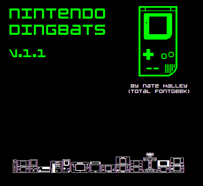 Nintendo Dingbats NBP poster