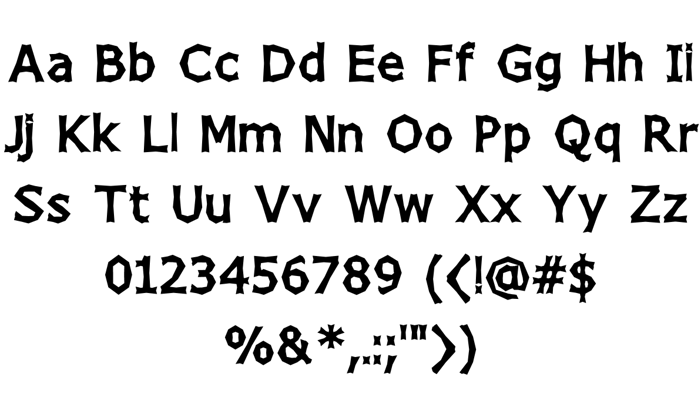 Chizz Font poster