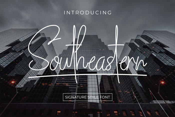 Southeastern Font poster