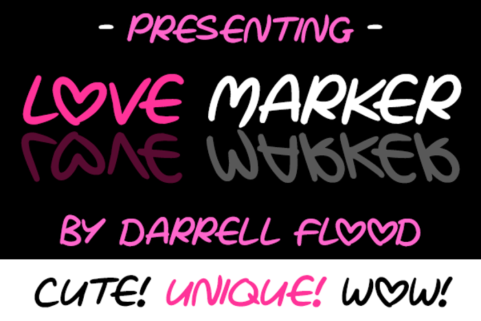 Love Marker poster