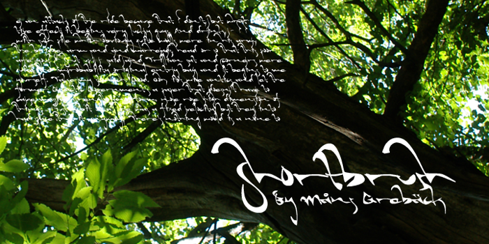 Shortbrush Font