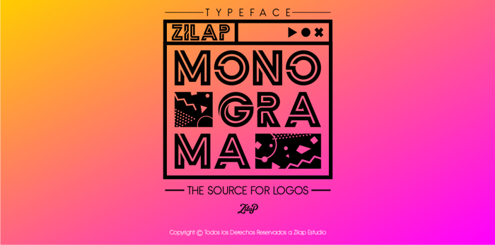 Zilap Monograma poster