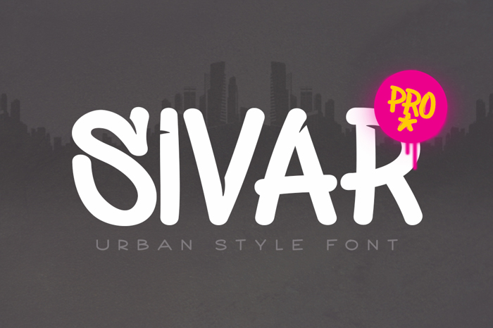 Sivar Pro Font poster