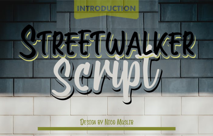 Streetwalker Script Font