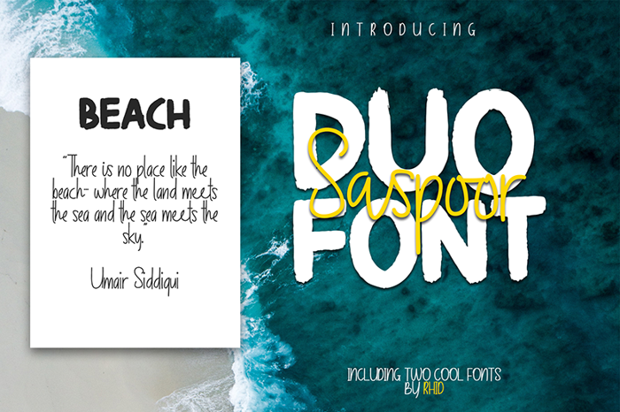 Saspoor Bold Font poster
