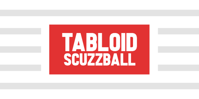 Tabloid Scuzzball Font poster