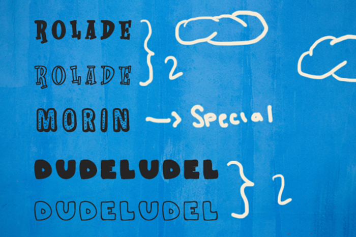MORIN Font poster