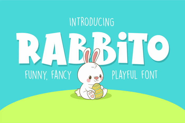 Rabbito Font poster