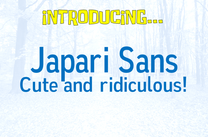 Japari Sans Font poster