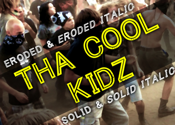 Tha Cool Kidz Font poster