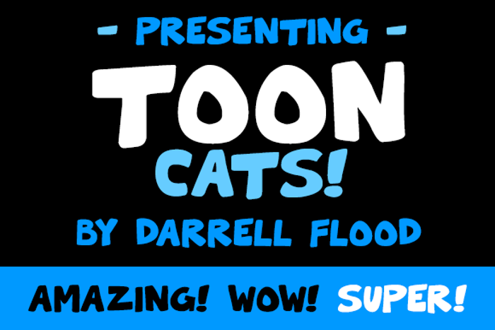 Toon Cats Font poster