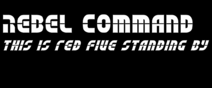 Rebel Command Font poster