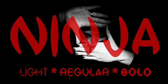 Ninja Font poster