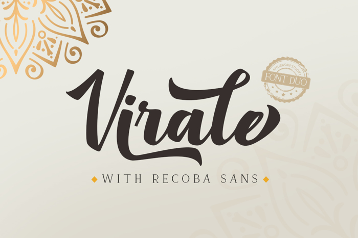 Virale Font poster