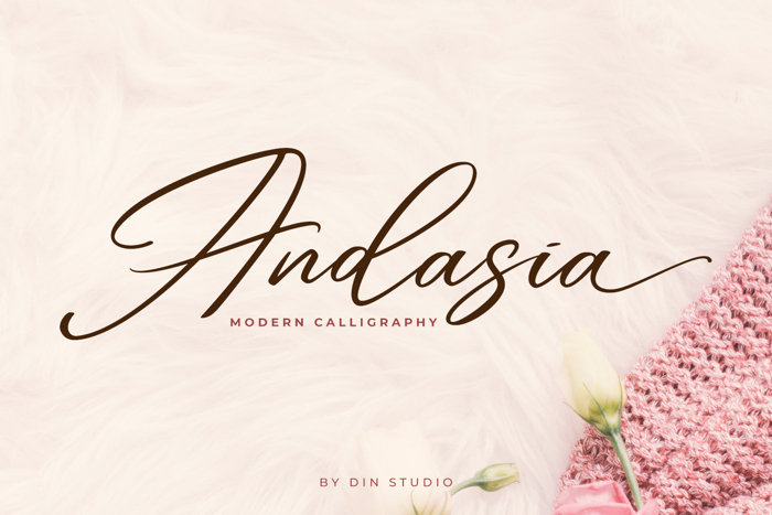 Andasia Font poster