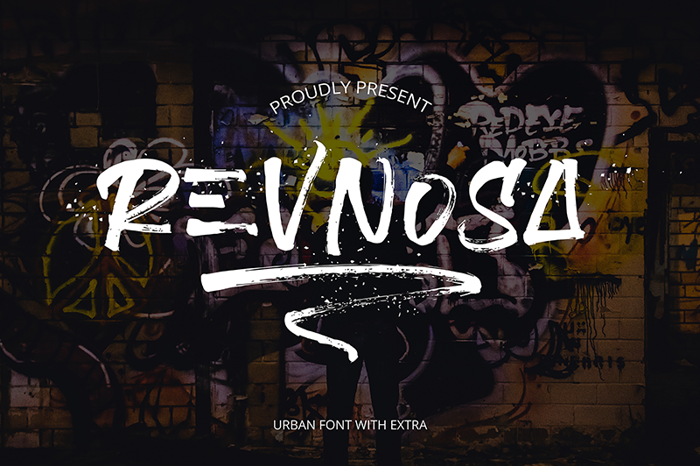 Revnosa Font poster