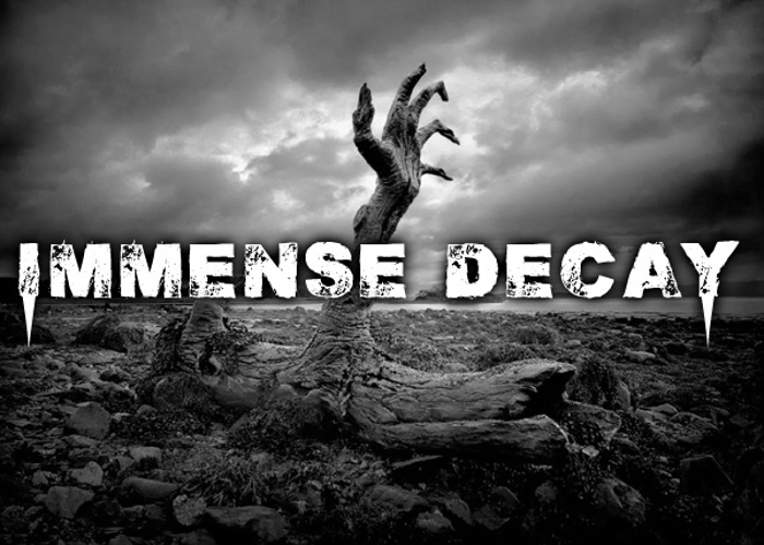 Immense decaY Font poster