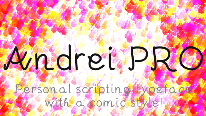 Andrei Font poster