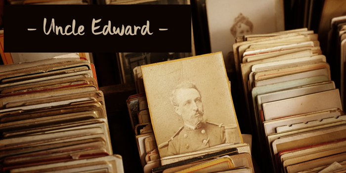 DK Uncle Edward Font poster