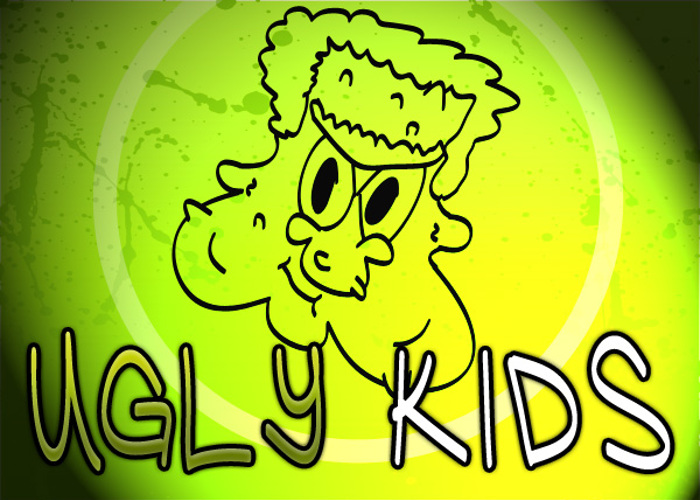 Ugly Kids Font poster