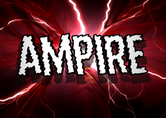 Ampire Font poster