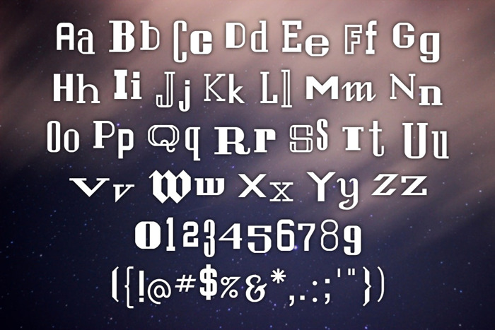 Sanfrisco Font poster