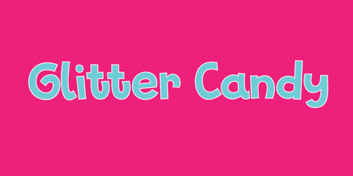 Glitter Candy DEMO Font poster