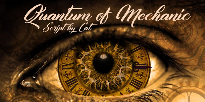Quantum of Mechanic Font poster