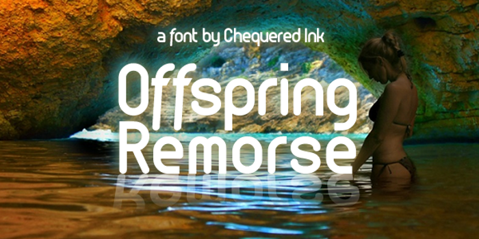 Offspring Remorse Font poster
