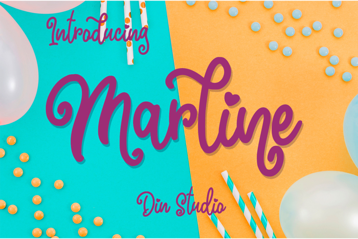 Marline Font poster