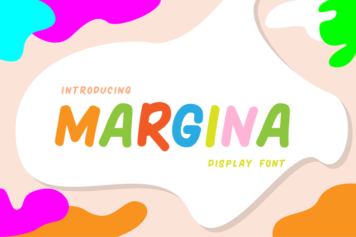 MARGINA Font poster