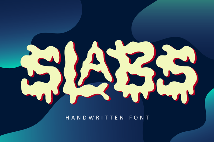 Slabs Font poster
