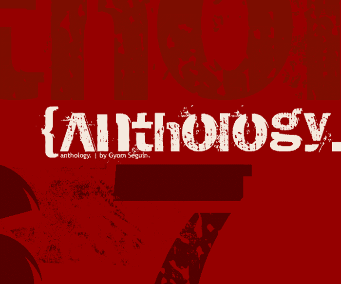 AnthologY Font poster