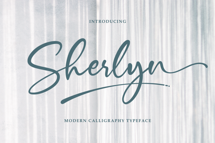 Sherlyn Font poster