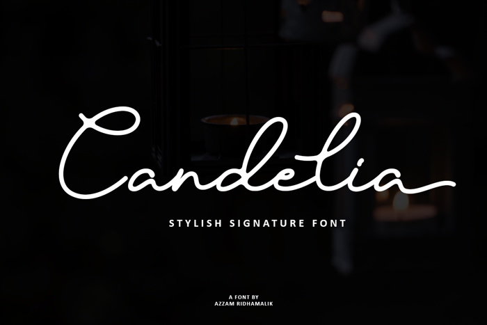 Candelia Font poster