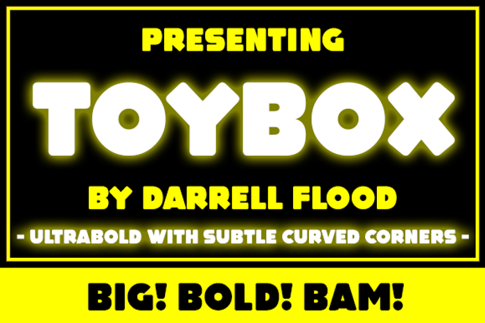 Toy Box Font poster