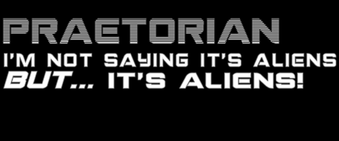 Praetorian Font poster