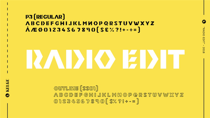 Radio Edit Font